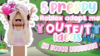 🌴FREE preppy outfits Roblox adopt me  body base tutorial 💞 [upl. by Eaj]