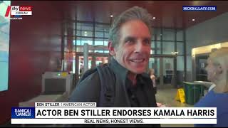 Ben Stiller roasted for vapid Kamala endorsement [upl. by Suzi110]