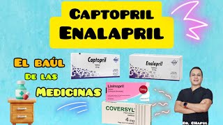 Captopril Enalapril Lisinopril  El Baúl de las Medicinas  Ep 4 T1 captopril enalapril [upl. by Karb]