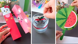 Creative paper craft when you’re bored  School Supplies  miniature craft  easy paper craft diy [upl. by Lleroj]