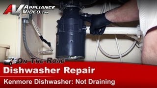 Kenmore Dishwasher Repair  Not Draining  58214409480 [upl. by Lara]