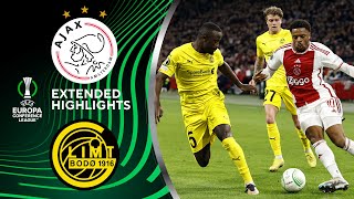 Ajax vs BodøGlimt Extended Highlights  UECL Playoff 1st Leg  CBS Sports Golazo  Europe [upl. by Yrol]