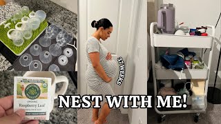 A DAY IN THE LIFE 37 WEEKS PREGNANT WITH FIRST BOY   STAY AT HOME MOM LIFE [upl. by Nwahsit]