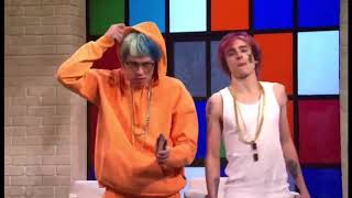 Yeet Skrt Timothee Chalamet and Pete Davidson at SNL [upl. by Sorgalim]