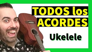 21 Acordes para UKELELE que DEBES CONOCER si eres Principiante ✅ PDF  Tutorial y a tocarlo Todo [upl. by Lemrahs983]