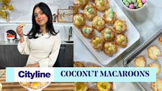 A coconut macaroons recipe with lemon curd [upl. by Rintoul]