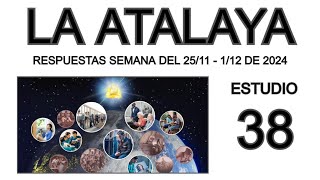 RESPUESTAS DE LA ATALAYA de esta semana [upl. by Ioj]