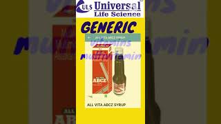 MULTIVITAMIN GENERIC MEDICINE BRAND UNIVERSAL LIFE SCIENCE multivitamin medicine generic brands [upl. by Fesoy]