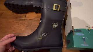 Joules Womens Molly Welly Rain Boot Review Classy And Comfortable Rain Boots [upl. by Noeled145]