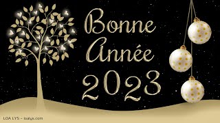 296  Bonne année 2023  Carte virtuelle à partager [upl. by Fawcett]