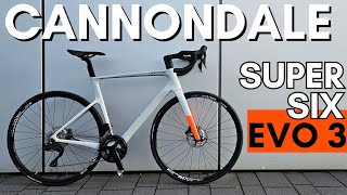 Cannondale SuperSix Evo 3  Shimano 105 Di2  Rennrad 2023 2024  New Bike Day  Carbon Review Test [upl. by Sethrida]