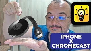 COMO INSTALAR E CONFIGURAR O CHROMECAST PELO IPHONE OU IPAD  IOS [upl. by Barnard269]