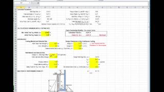 Video Presentation for Retaining Walls Excel Program [upl. by Nonnelg232]