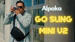 Alpaka Go Sling Mini V2  an AMAZING EDC Sling Full Review [upl. by Noemys]