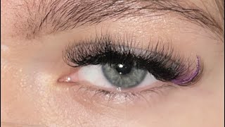 extension lash 3Dcolor by barbie lash🩷 [upl. by Leemaj]