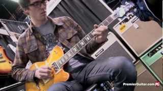 NAMM 13  Kauer Guitars Starliner Demo [upl. by Shirlene]