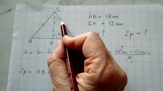 Triangolo Isoscele Calcolare uno dei lati uguali [upl. by Eerazed735]