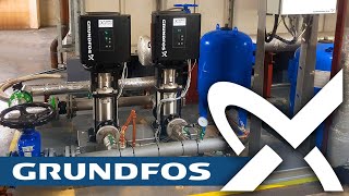 Grundfos Cold Water Booster Pump Installation Timelapse [upl. by Fredella]