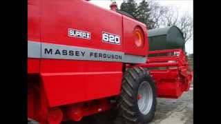 Massey Ferguson 620 Combine Story [upl. by Nyliahs565]