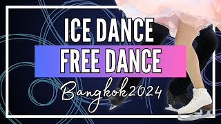 Junior Ice Dance Free Dance  Bangkok 2024  JGPFigure [upl. by Ariak]