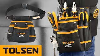 TOLSEN TOOL POUCH 80120 ROOLINE [upl. by Attiuqahs]