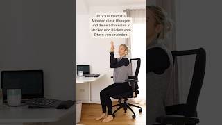 3 min Yoga für Vielsitzer  gleich ausprobieren oder speichern 🌟 yoga officelife yogapractice [upl. by Anir]