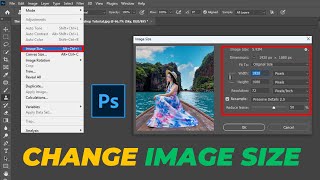 How to Change image Size in Photoshop 2024  Adobe Photoshop Tutorial For Beginner [upl. by Zashin]