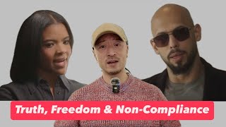 Reacting to Candace Owens amp Andrew Tate on Truth Freedom amp Compliance [upl. by Ainival417]