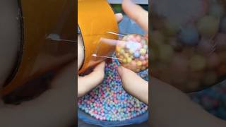 Pompom orange tape Ball music bollywood newsong shortsviral diy nanocraft [upl. by Okiman]