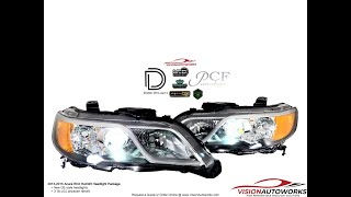 2nd gen Acura RDX Retrofit Headlights  3quot BiLED projector retrofit  VisionAutoworks [upl. by Pontone]