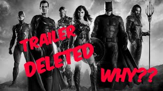 Why Snyder Cut Movie Trailer is deleted Explained in Telugu [upl. by Weaver86]