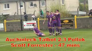 Auchinleck Talbot v Pollok  4th May 2024 [upl. by Eehtomit]