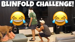 BLIND FOLD CHALLENGE PAANO MAGHANAP SA DILIM Habulan na ang mga isip bata PART 2  Murillo Bros [upl. by Offen]