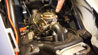 50cc scooter carburetor install [upl. by Sydel]