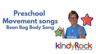 Preschool movement songs Beanbag Body song for kids exercise [upl. by Morie]