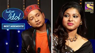 Pawandeep और Arunita पे लगी Bet कौन पड़ेगा किसपे भारी  Indian Idol Season 12 [upl. by Chem]