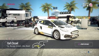 Dirt Rally 20  RallyCross Career Ford Fiesta MK8  Yas Marina Circuit Abu Dhabi [upl. by Humph]