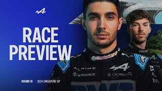 2024 Singapore GP Preview with Esteban Ocon 🇸🇬 [upl. by Nilpik421]