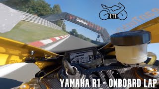 Yamaha R1 onboard lap  Oulton Park Circuit track day Advanced group [upl. by Layton253]