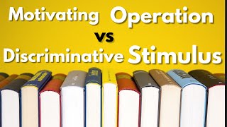 Motivating Operation vs Discriminative Stimulus  ABA Refreshers [upl. by Anaul180]