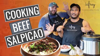 EASY INSTANT POT BEEF SALPICAO COOKING [upl. by Barrus]