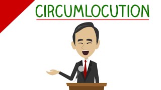 Learn English Words  CIRCUMLOCUTION Meaning Vocabulary Video [upl. by Delmer]