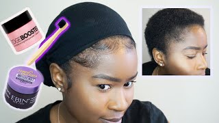 Ebin Edge Tamer VS Edge Booster Pomade On 4C Natural Hair Which One is BetterMona B [upl. by Arianna]