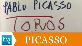 Les 3 carnets de Picasso sur la tauromachie  Archive vidéo INA [upl. by Celeski]