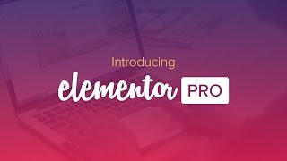 Introducing Elementor Pro [upl. by Lorelle]