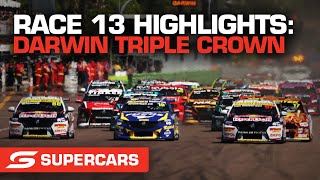 Race 13 Highlights  Merlin Darwin Triple Crown  Supercars 2021 [upl. by Cherry]