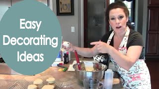 How To Make Adorable Baptism Cookies With A Personal Touch  Renee Romeo [upl. by Amilah]