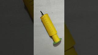 Medical Syringe making with Paper shorts youtubeshorts craftingideas easyorigamiforbeginners [upl. by Lectra]