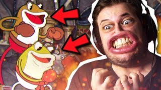 Cuphead Funny Rage Moments 2  THE FROGS OF DEATH [upl. by Kiyoshi]