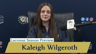 2024 Womens Lacrosse Season Preview Kaleigh Wilgeroth [upl. by Yatnoj]